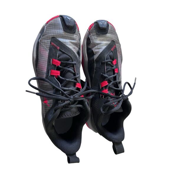 10.5 Nike Men\'s Jordan One Take 4 Black Red Low Basketball Shoes DO7193-061 main image 12